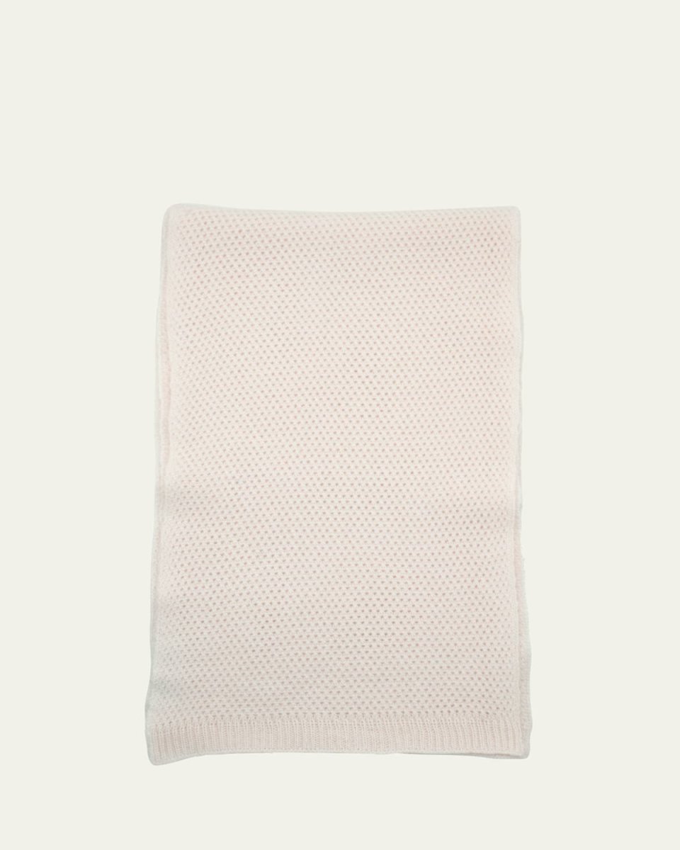 Efelweiss Stitch Cashmere Scarf
